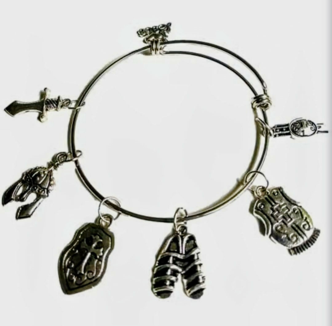 Christian Faith Armor of God Bangle Bracelet