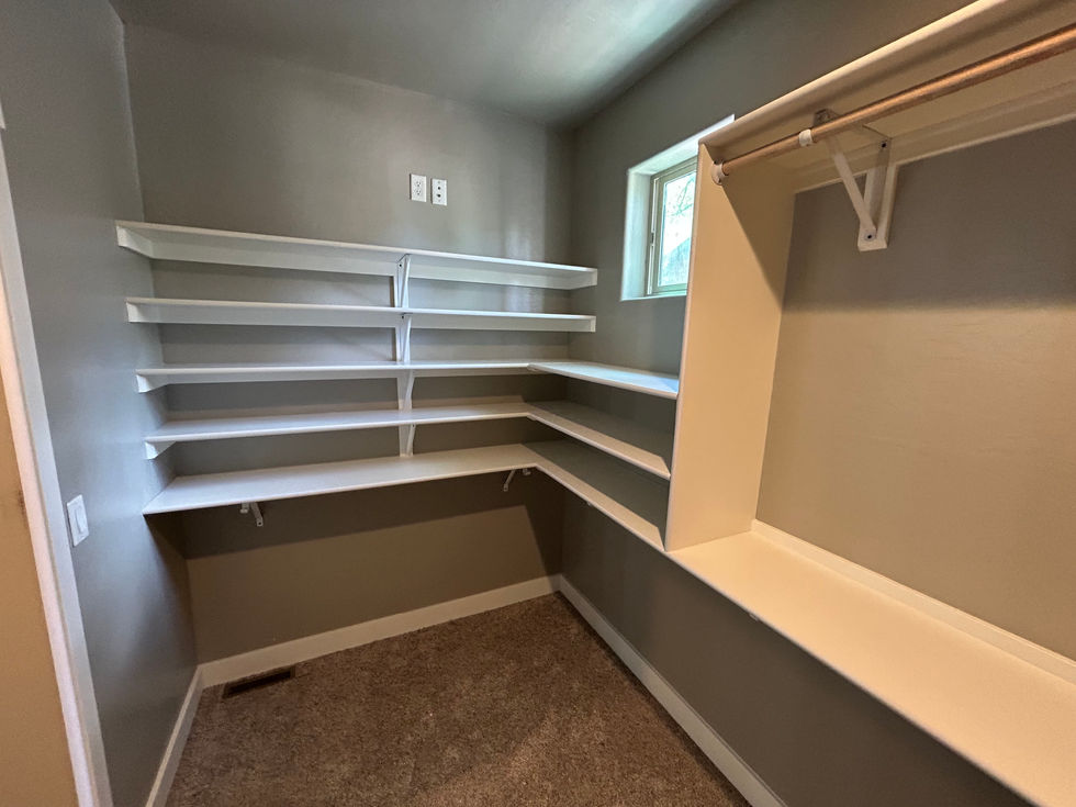 Full custom walk-in closet rebuild