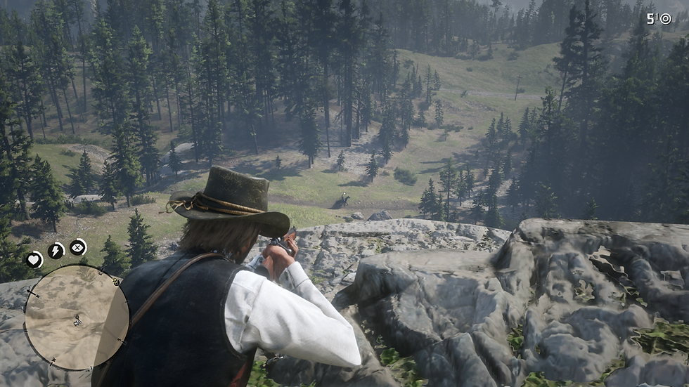 I see you, lawman...