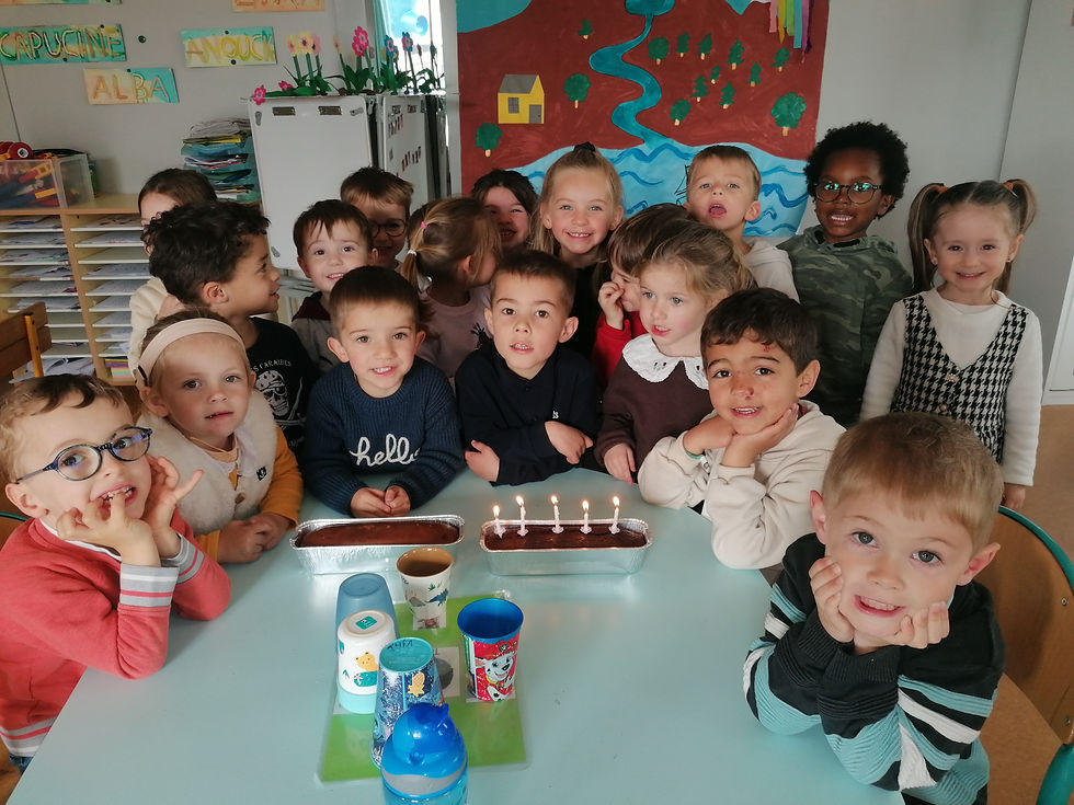Milo a fêté ses 5 ans avant les vacances. 