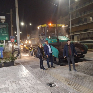 Ολοκληρώθηκαν οι εργασίες συντήρησης του οδικού δικτύου στη Λ. Αμφιθέας