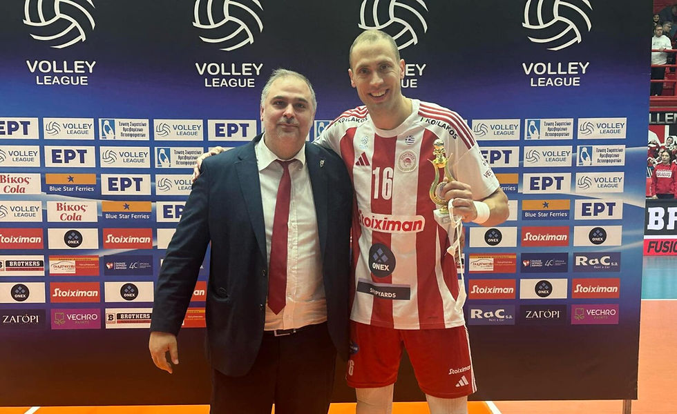 Βόλεϊ Ανδρών: Ήττα του Μίλωνα από τον Ολυμπιακό με 3-0 σετ
