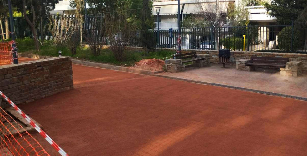 Ολοκλήρωση εργασιών στους εξωτερικούς διαδρόμους του Άλσους Νέας Σμύρνης