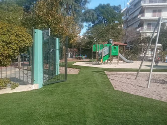 Εργασίες ανάπλασης στην παιδική χαρά της Ελλησπόντου
