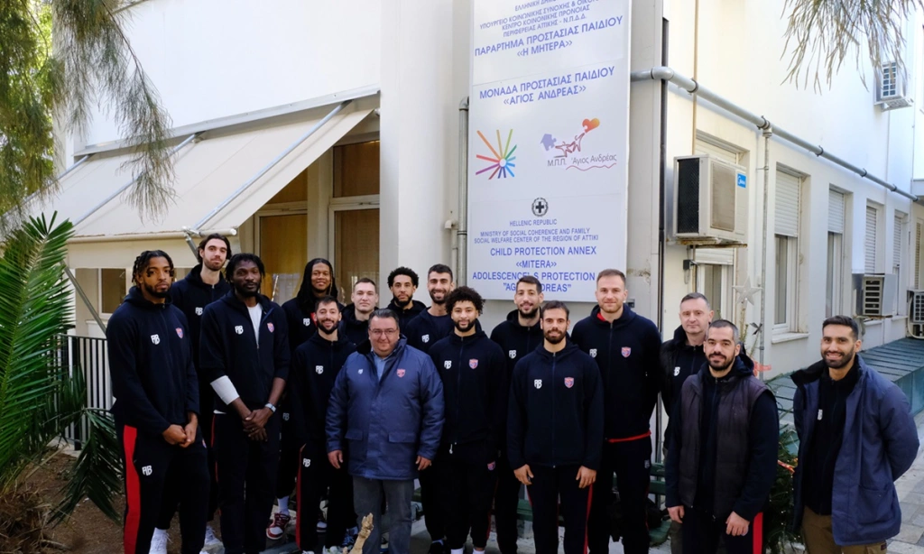 Επίσκεψη του Πανιωνίου στη Μονάδα Προστασίας Παιδιού «Άγιος Ανδρέας» στον Άλιμο