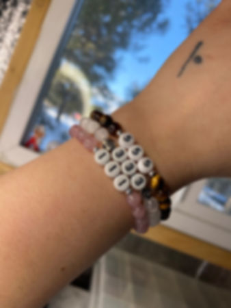 Angel Number Crystal Bracelets 