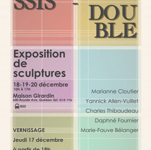 CHÂSSIS-DOUBLE | EXPOSITION DES ÉTUDIANTS EN SCULPTURE
