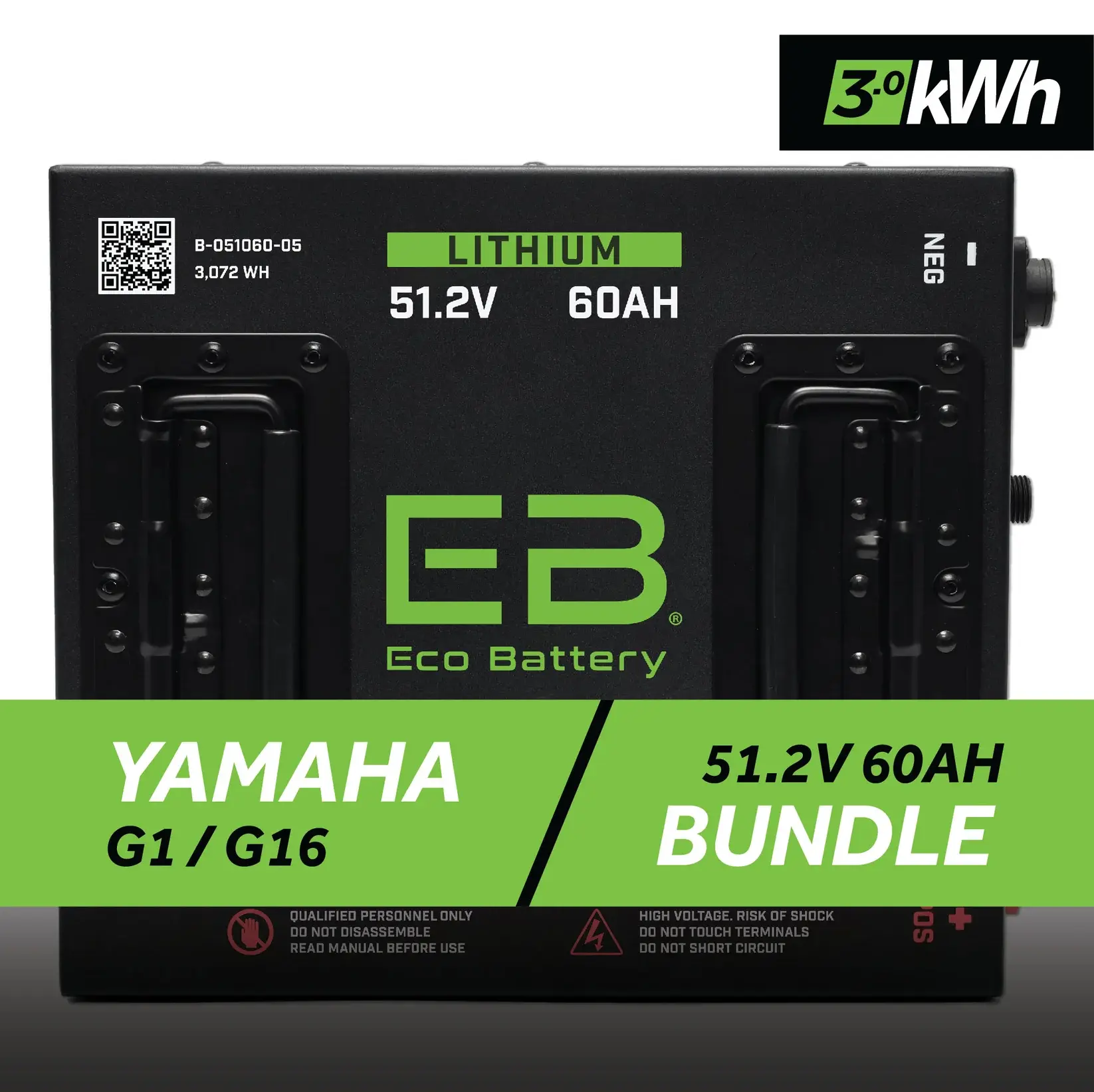 51V 60AH BATTERY BUNDLE / YAMAHA G1-G16