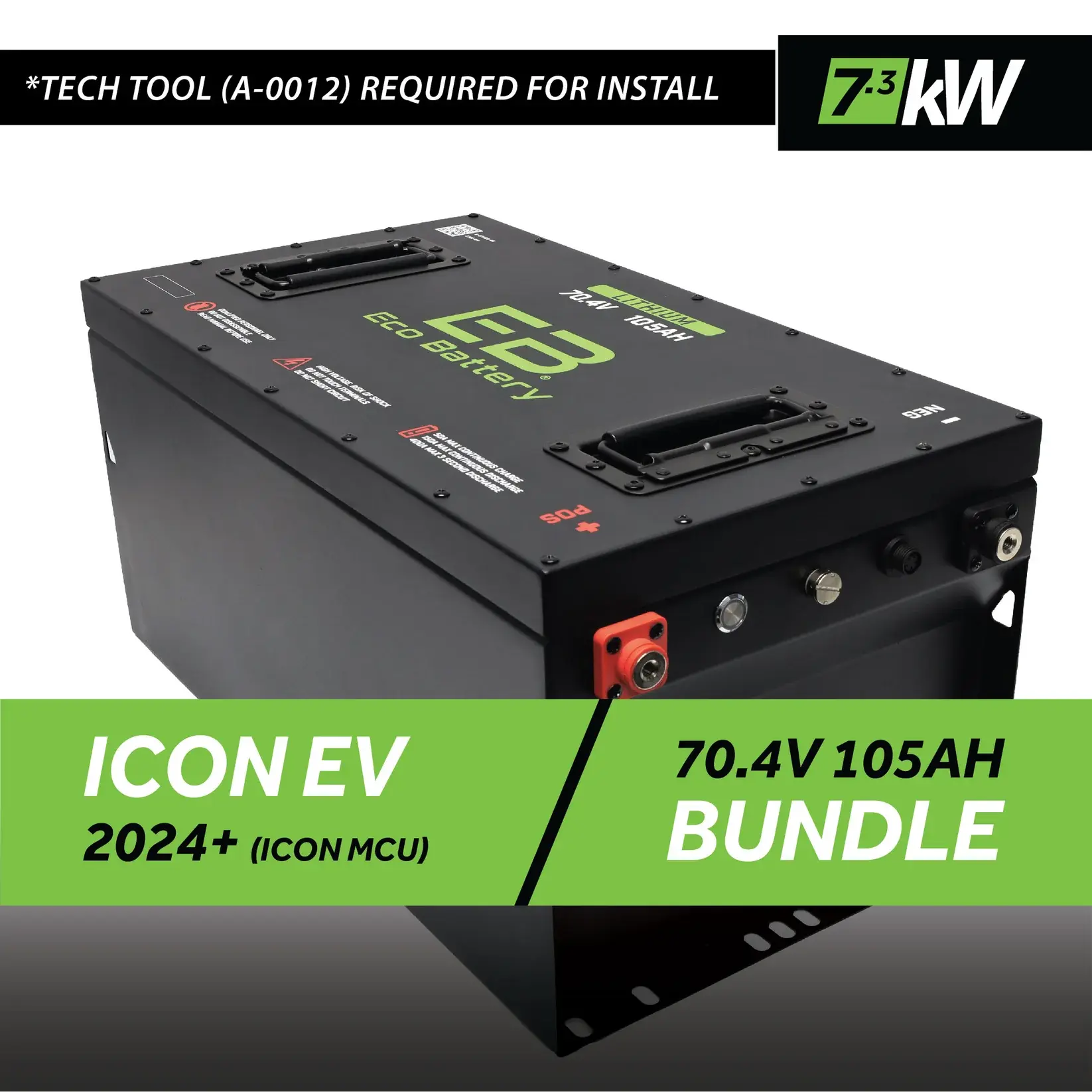 70V 105AH BATTERY BUNDLE / 2024+ (ICON MCU)