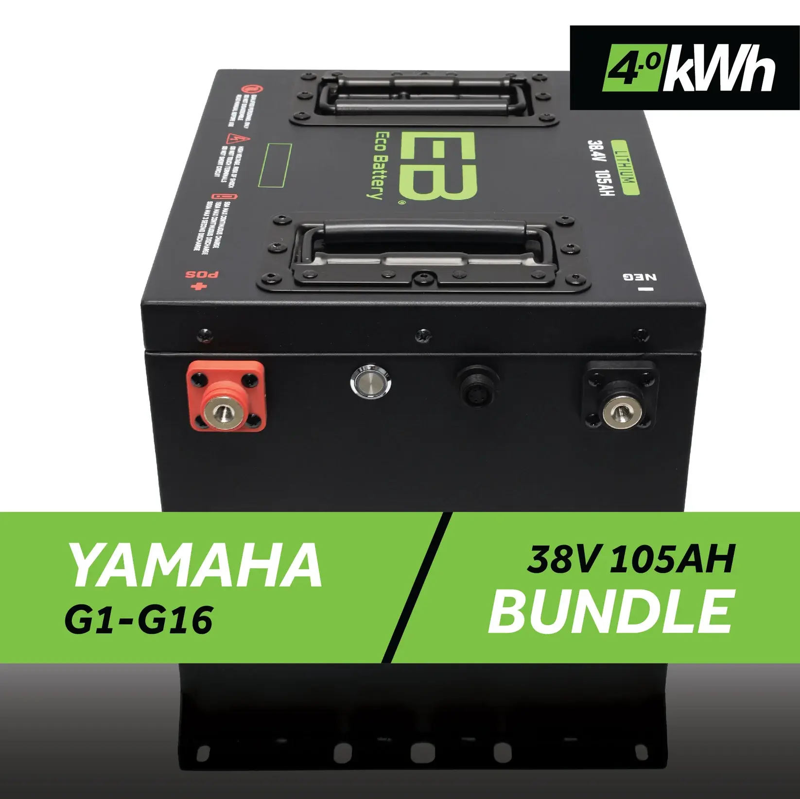 38V 105AH BATTERY BUNDLE / YAMAHA G1-G16