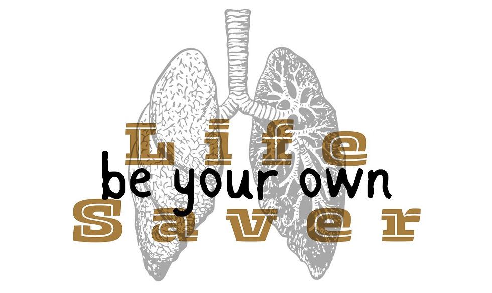 The only person who is going to save you is your self
