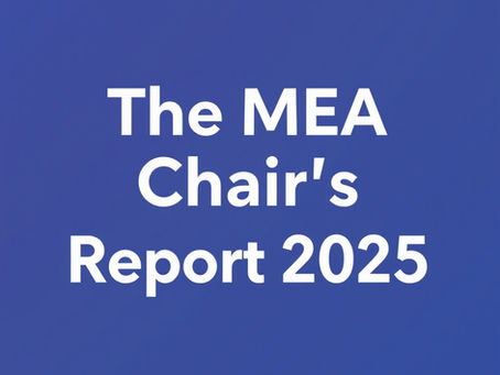 The MEA Chair's Report 2025