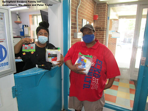 10 Hanes Sock Drive 2021 - SG Family Inn supervisors ms. Jones and Mr. Taylor.JPG