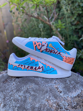 Custom sneakers - Smash flickornas namn