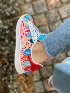 Custom sneaker Join the circus - clown