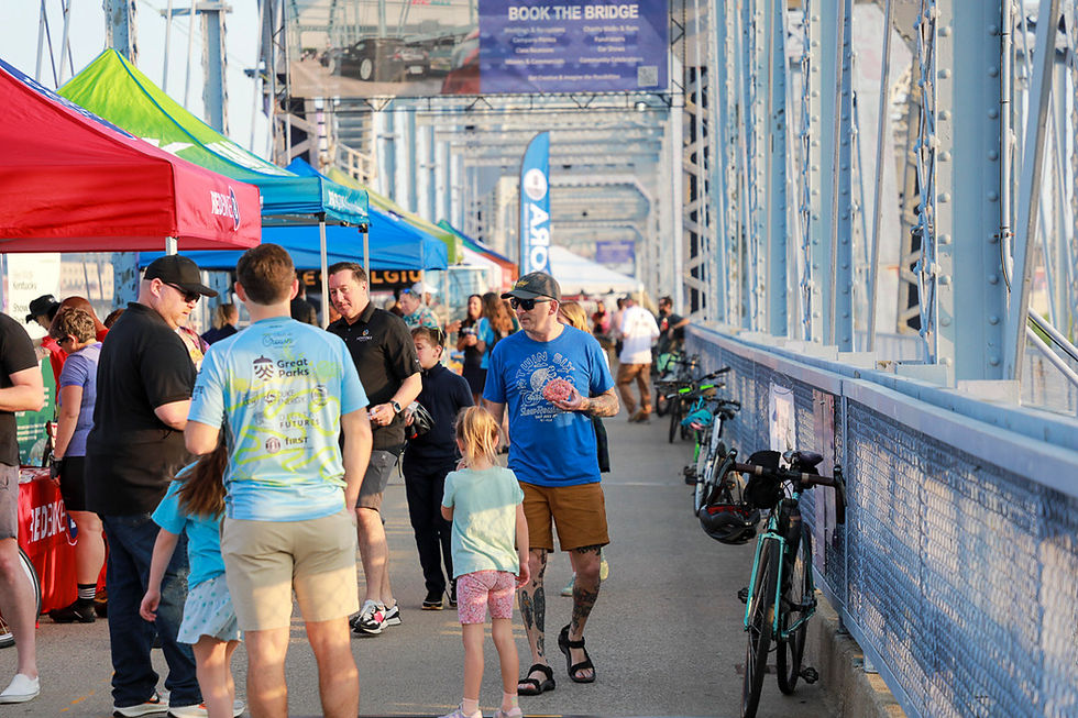Join Cincy Girls Who for Breakfast on the Bridge for Bike Month!