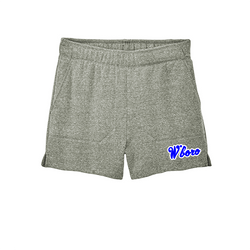 DT1309 District Womens Perfect Tri Fleece Short 10dollars34cents Grey Frost