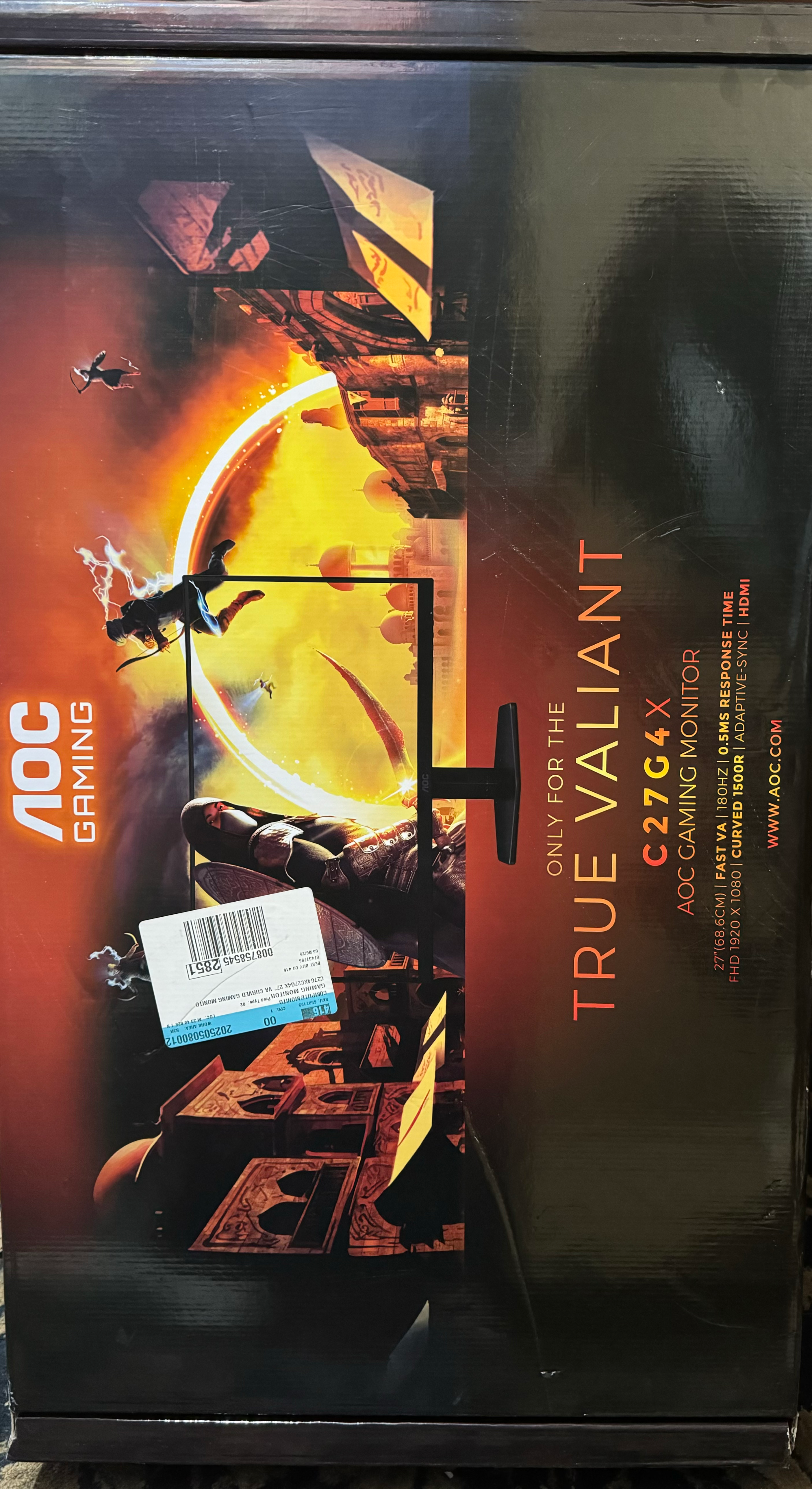 AOC C27G4X 27″ Curved Gaming Monitor