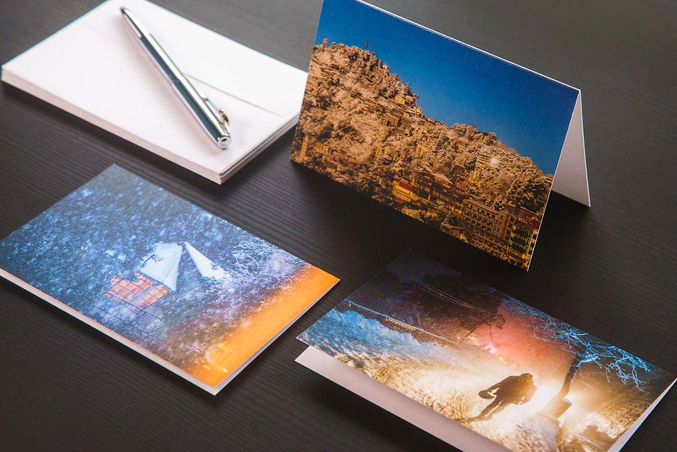 Thumbnail: 8 Folding Cards from Mussoorie (#2)