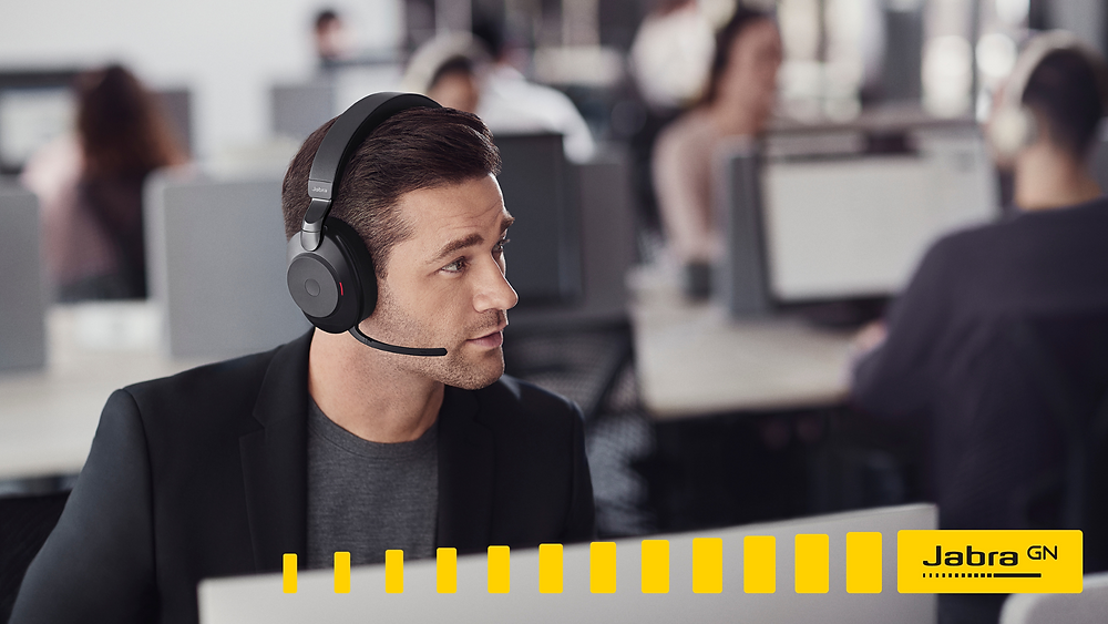 Jabra Evolve2 85 Black Open Office Collaboration