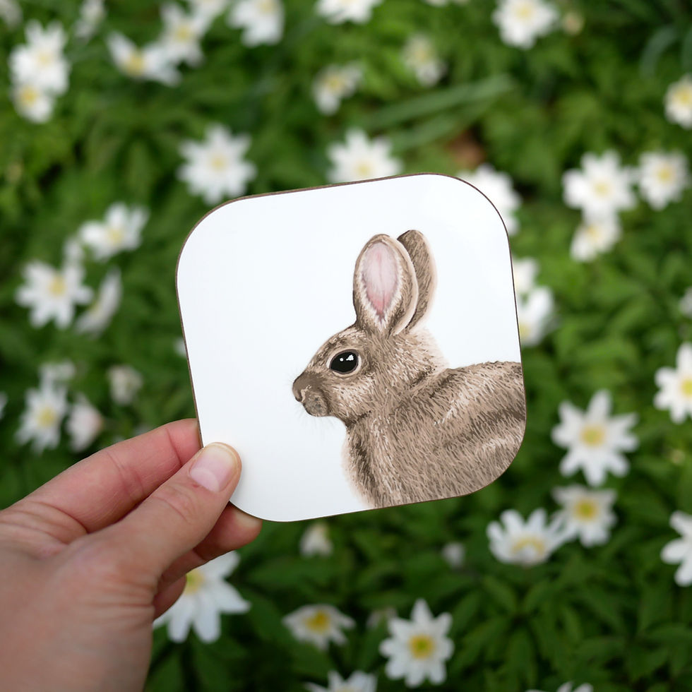 Thumbnail: Rabbit coaster by Silverpasta crafts