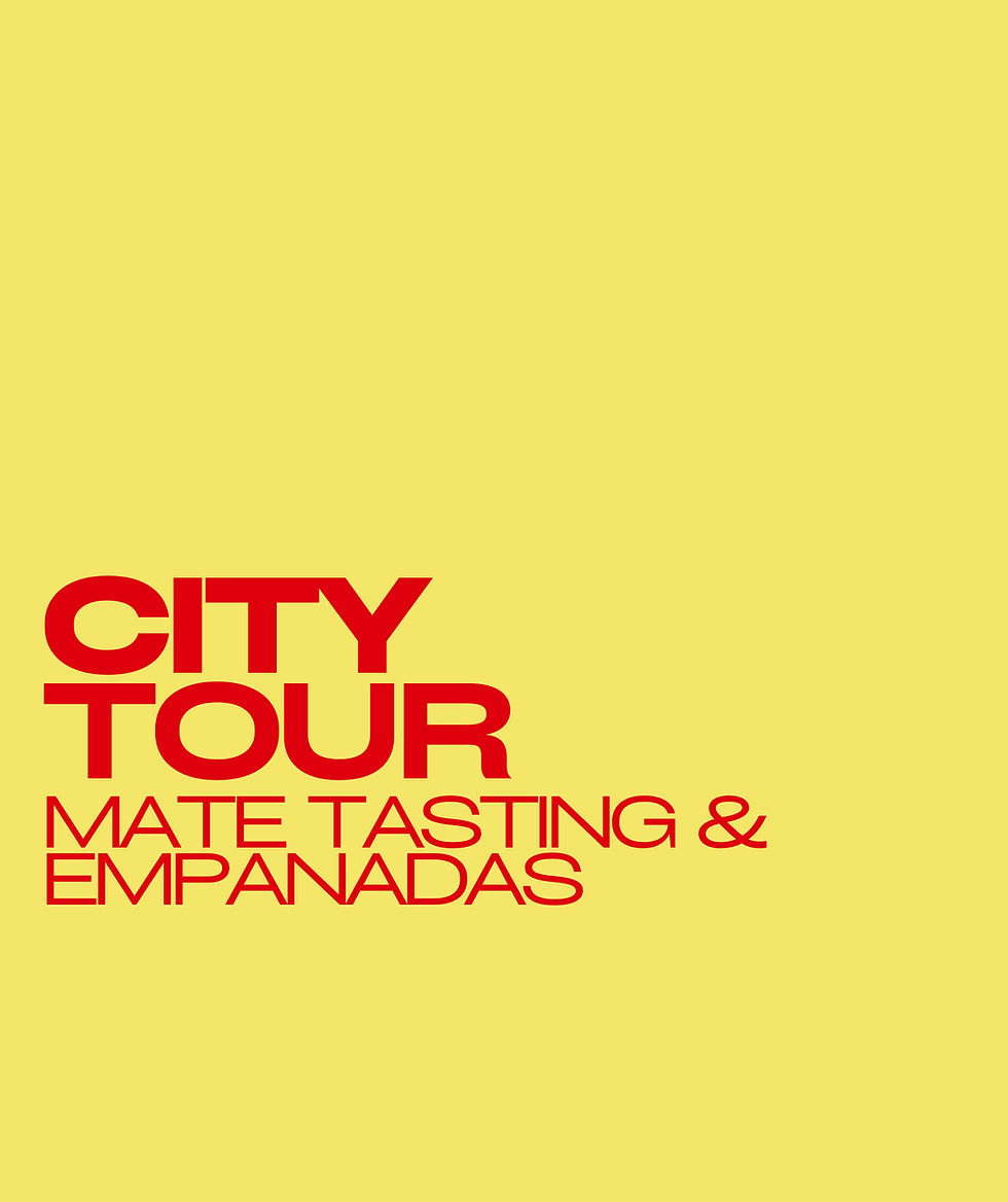Private City Tour & Mate Tasting in Buenos Aires.