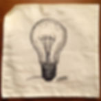a drawing of an idea on the back of a napkin symbolizing how Mako Makes can bring a client idea to life with their CNC machine