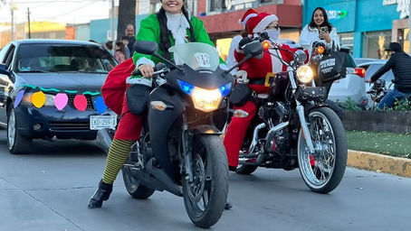 Desfile navideño en Parral