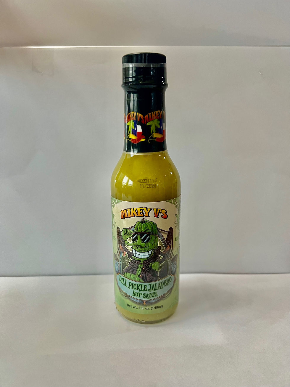 Mikey V’s Dill Pickle Jalapeño Hot Sauce Mikey V's Foods