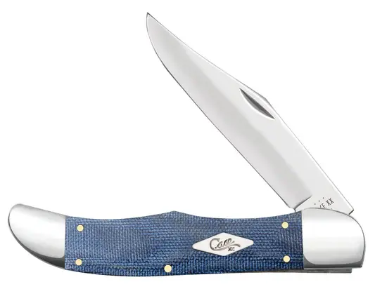 Case 60515: Smooth Blue Denim Canvas Laminate Folding Hunter