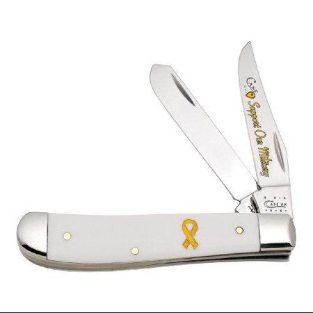Case #12405: Smooth White Synthetic Support Our Military Mini Trapper