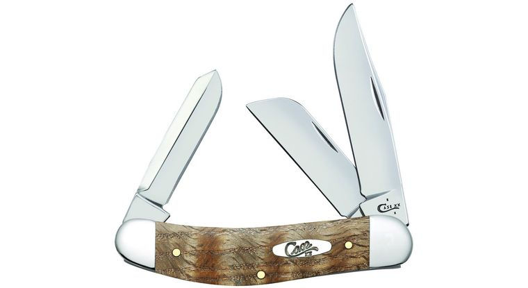 Case 53308: Smooth Natural Curly Oak Sowbelly