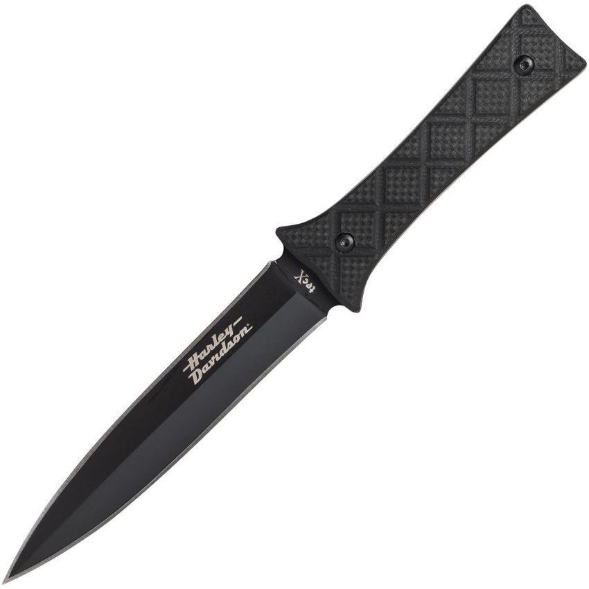 Case 52224: Harley Davidson TecX Textured Black Boot Dagger