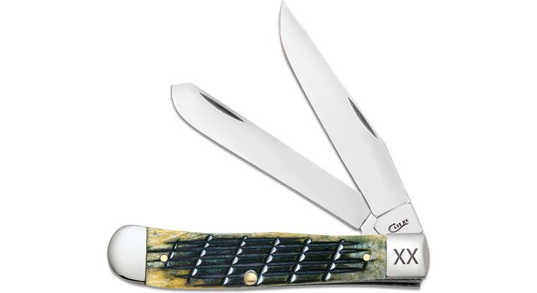 Case #16020: Jigged Olive Green Fence Row Bone Trapper