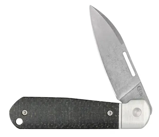 Case 42230: Smooth Black Burlap Micarta® Highbanks™