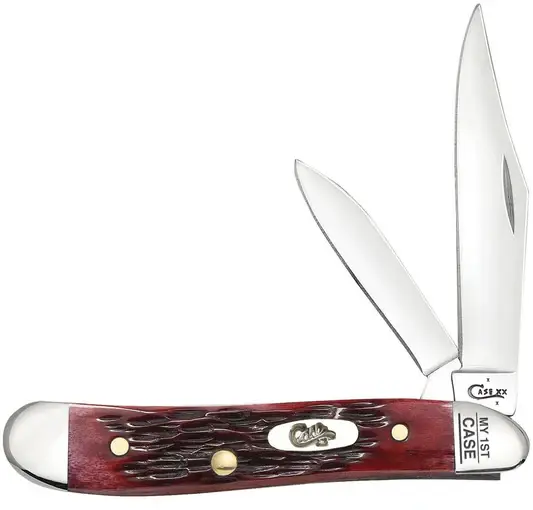Case 03693: My First Case Peach Seed Jig Old Red Bone Peanut