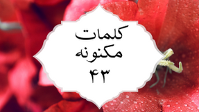 کلمات مکنونه ۴۳