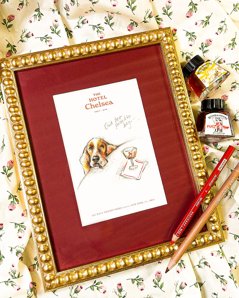 Thumbnail: 'Aint Too Proud To Beg'- Framed Original Sketch
