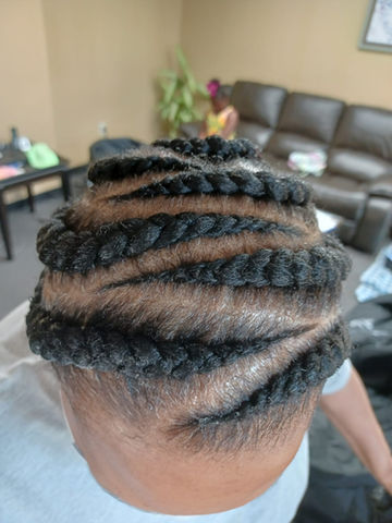 large cornrows (front)