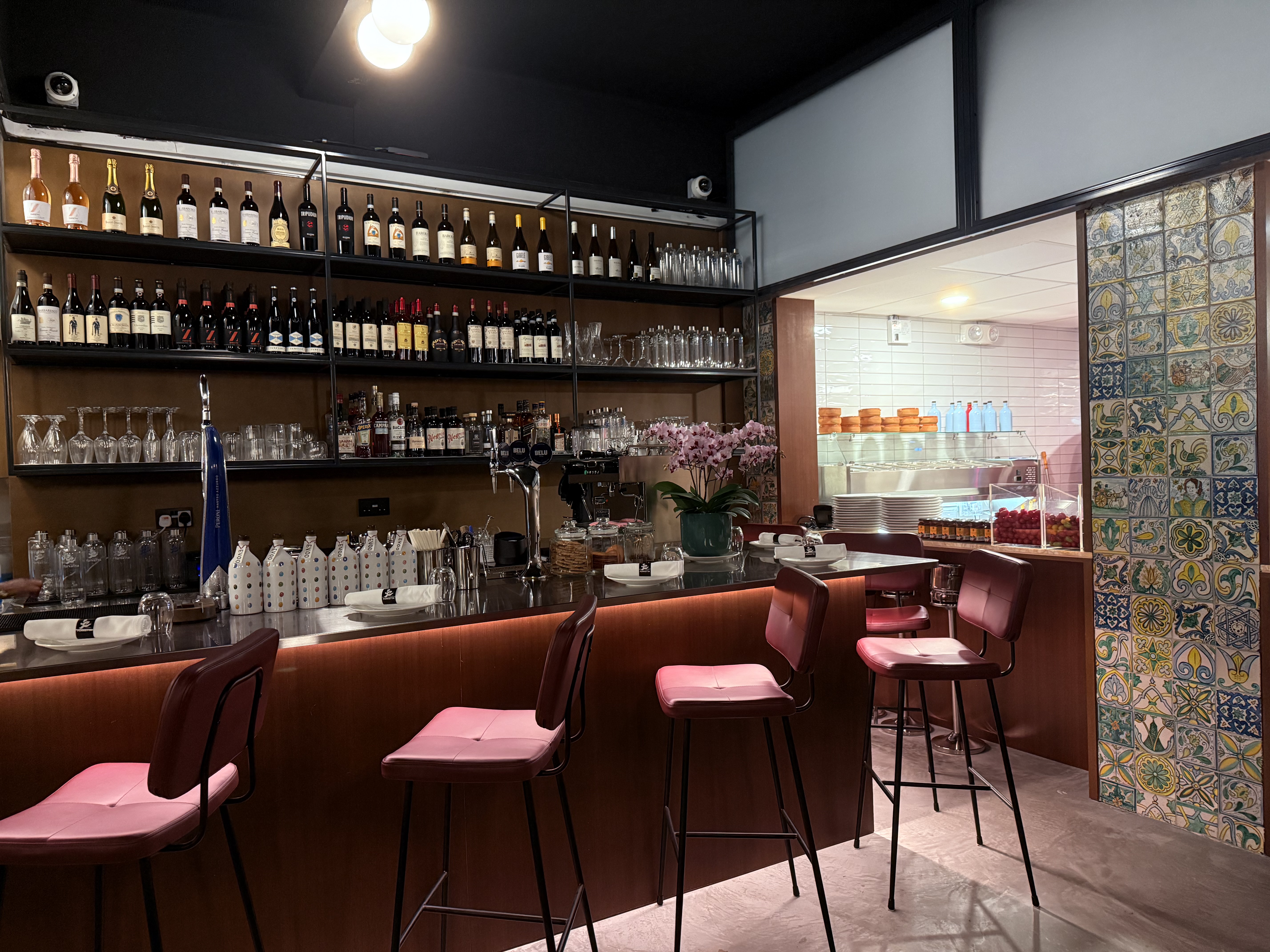 Arranged Food and Objects