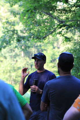 Dave Swisher at Living Filter guided outing