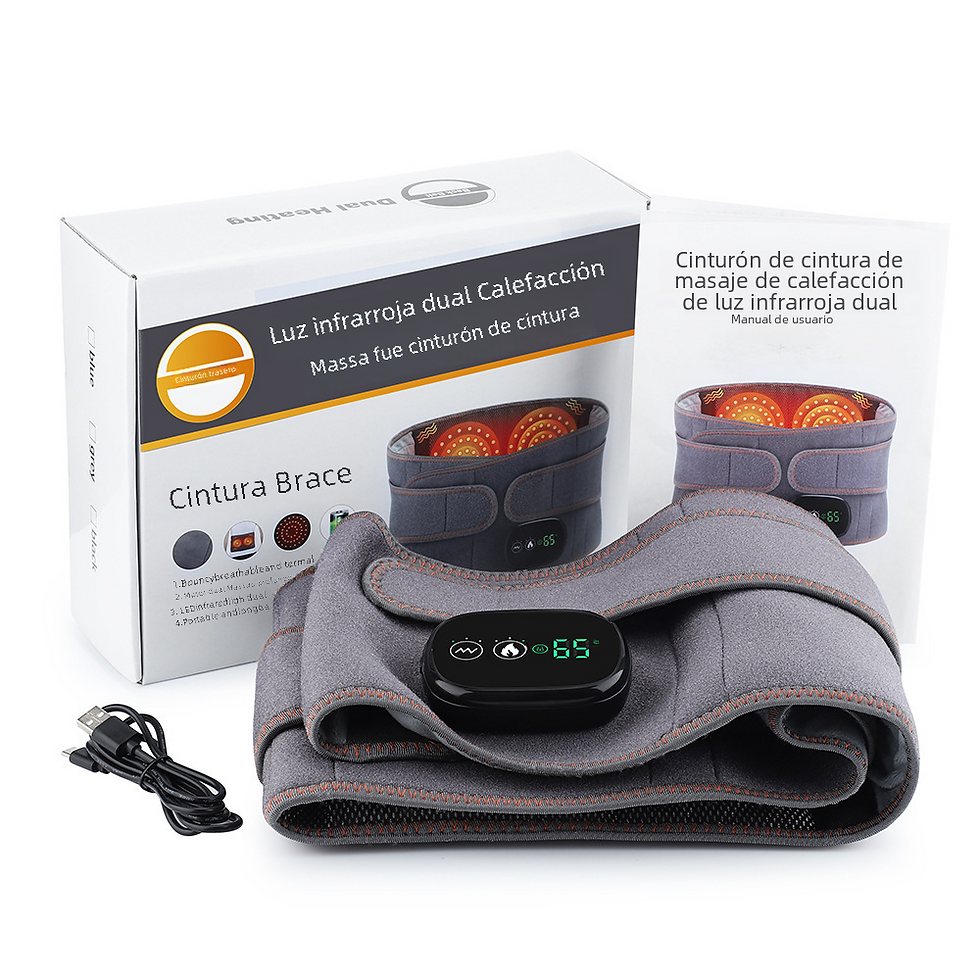 Miniatura: Electric Heating Massage Waist Belt for Seniors
