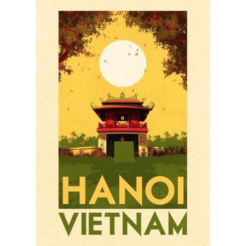 Hình thu nhỏ: Sticker Việt Nam chống nước, trang trí sổ tay du lịch