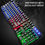 Miniaturbild: USB-Tastatur mit Regenbogen Hintergrundbeleuchtung