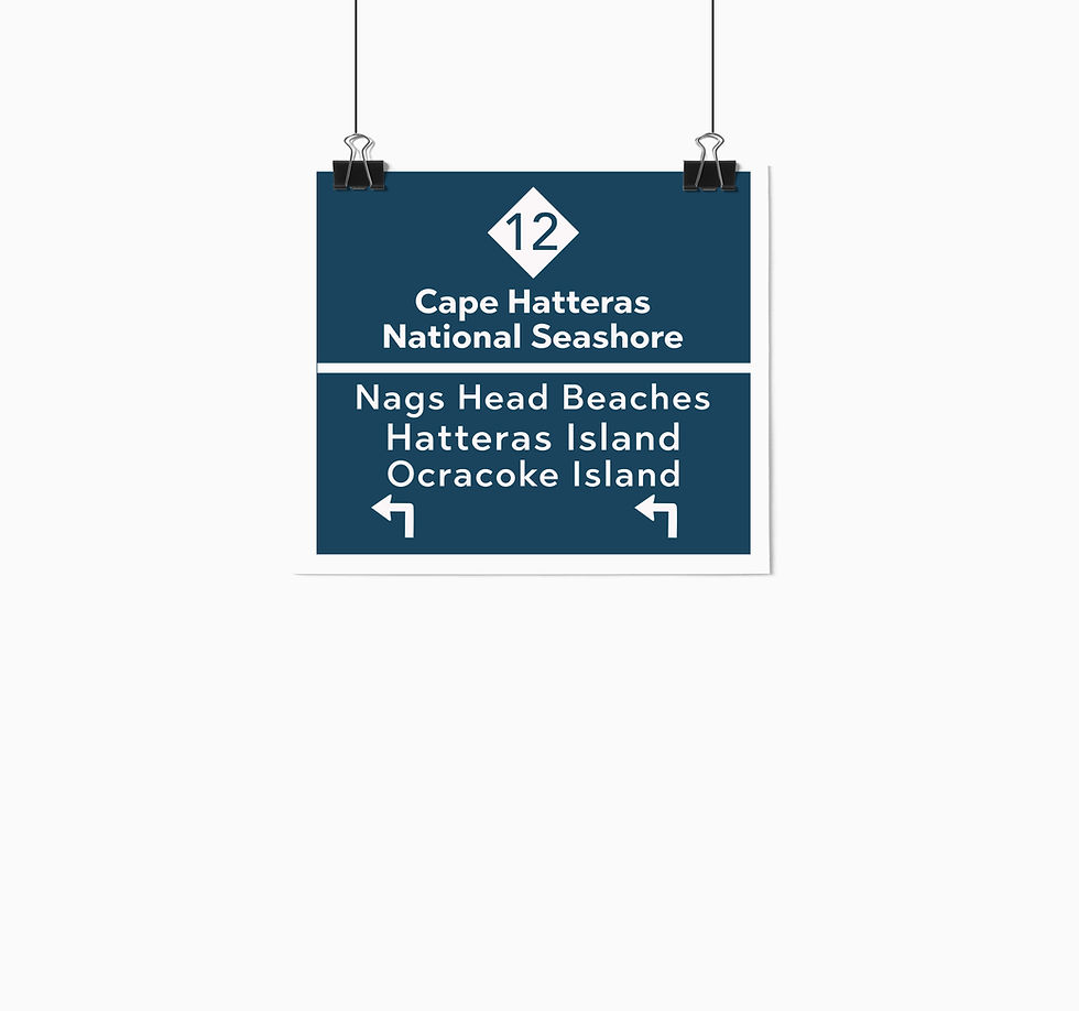 Thumbnail: Outer Banks Direction Signs