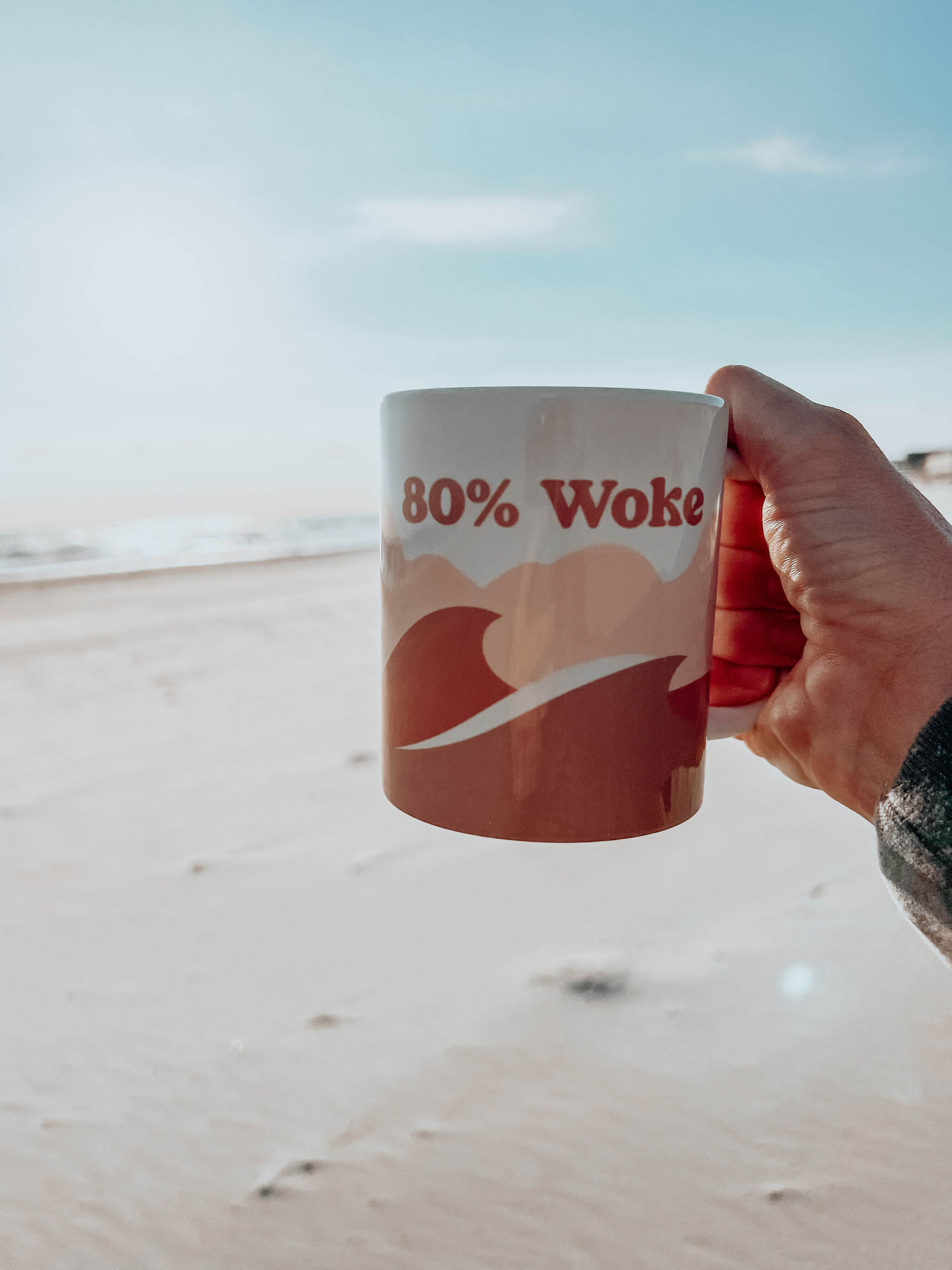 Outer Banks, 80% Woke mug, Sun-Wave