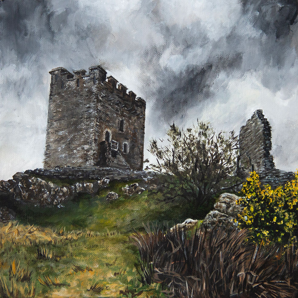Dolwyddelan Castle on a Gloomy Day (Currently Available)