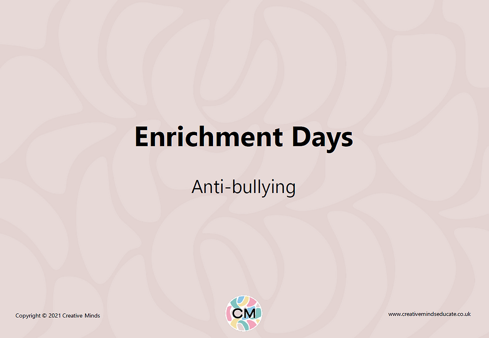 Thumbnail: Anti-Bullying Enrichment Day Plans