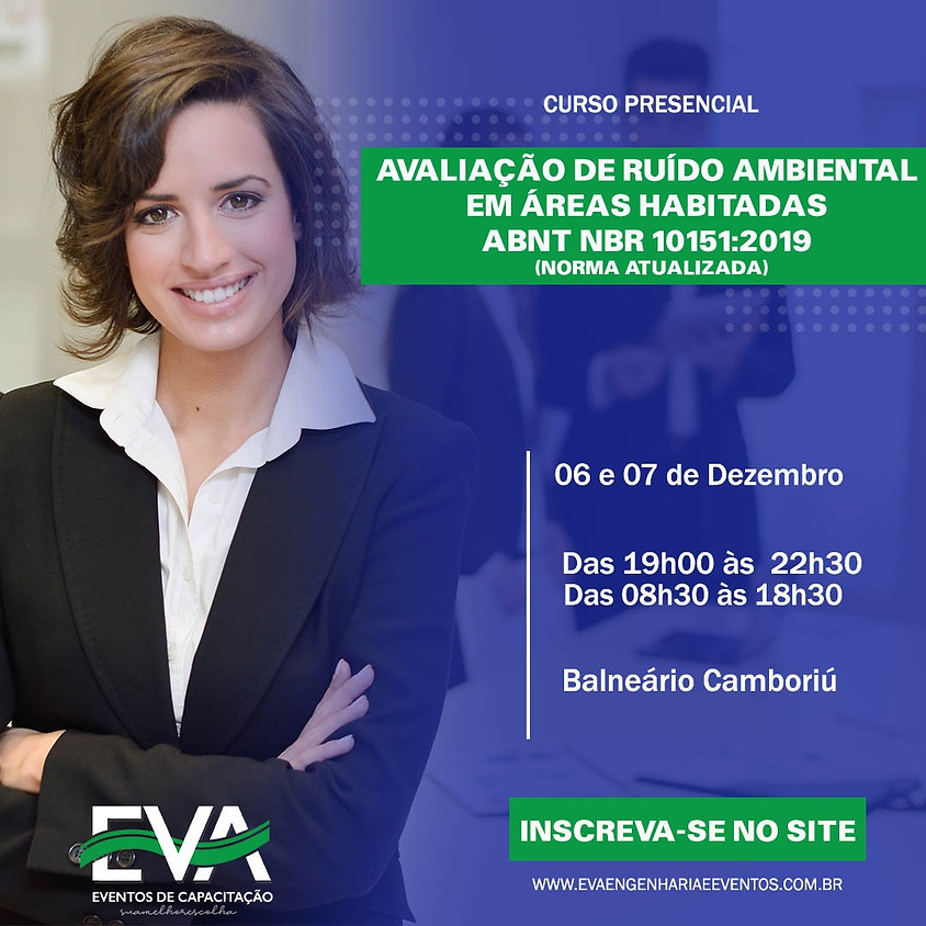 AVALIAÇÃO DE RUÍDO AMBIENTAL EM ÁREAS HABITADAS – NBR 10151:2019 (NORMA ATUALIZADA)