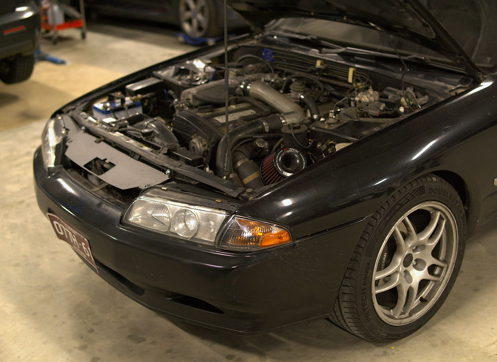 Thumbnail: Nissan R32 Skyline GTS/GTST Cooling Panel Set powder coat black